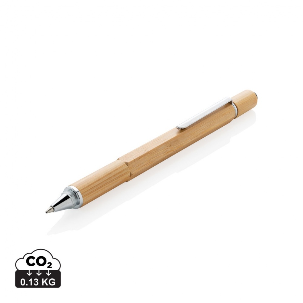 Logotrade promotional giveaway picture of: Bamboo 5-in-1 toolpen