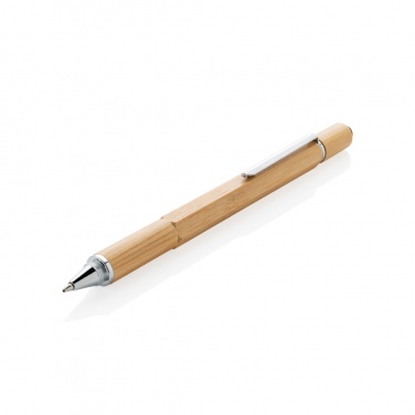 Logo trade promotional gifts image of: Bamboo 5-in-1 toolpen