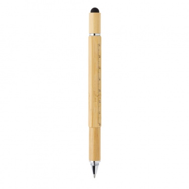Logo trade corporate gifts picture of: Bamboo 5-in-1 toolpen