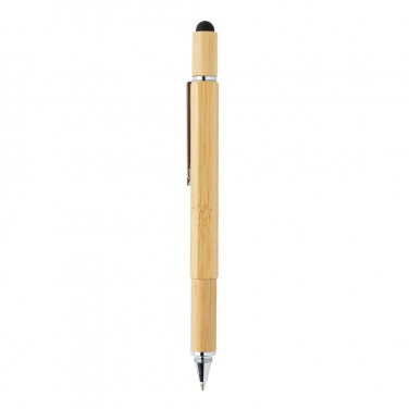 Logotrade promotional products photo of: Bamboo 5-in-1 toolpen