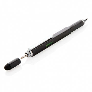 Logo trade promotional giveaway photo of: 5-in-1 aluminium toolpen