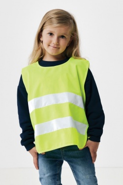 Logotrade promotional giveaways photo of: GRS recycled PET high-visibility safety vest 3-6 years