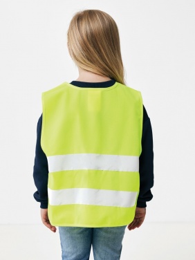 Logo trade promotional items image of: GRS recycled PET high-visibility safety vest 3-6 years
