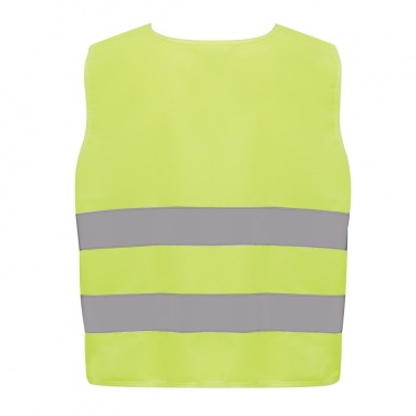 Logo trade promotional giveaways image of: GRS recycled PET high-visibility safety vest 7-12 years