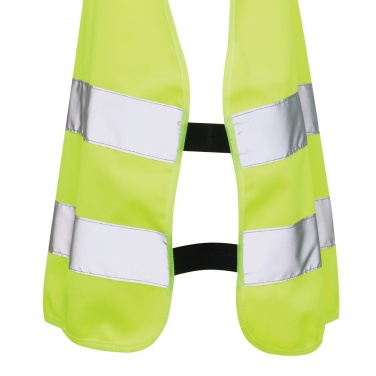 Logotrade promotional giveaway image of: GRS recycled PET high-visibility safety vest 7-12 years