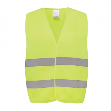 Logo trade promotional merchandise photo of: GRS recycled PET high-visibility safety vest
