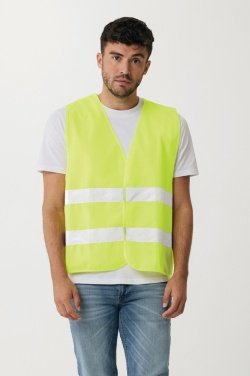 Logotrade promotional giveaway picture of: GRS recycled PET high-visibility safety vest