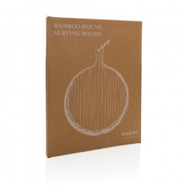 Logo trade advertising product photo of: Ukiyo bamboo round serving board
