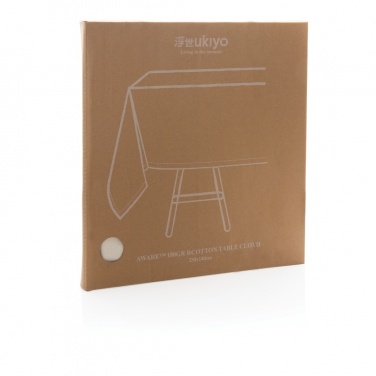 Logo trade corporate gifts image of: Ukiyo Aware™ 180gr rcotton table cloth 250x140cm