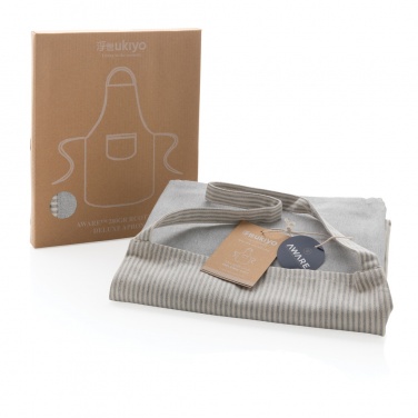 Logo trade promotional giveaway photo of: Ukiyo Aware™ 280gr rcotton deluxe apron
