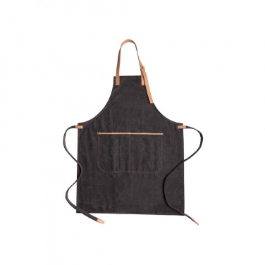 Logotrade promotional giveaway image of: Deluxe canvas chef apron
