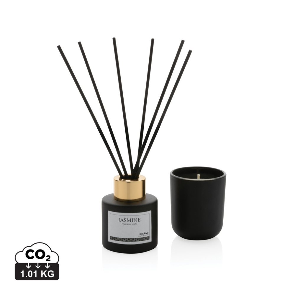 Logotrade promotional merchandise picture of: Ukiyo candle and fragrance sticks gift set