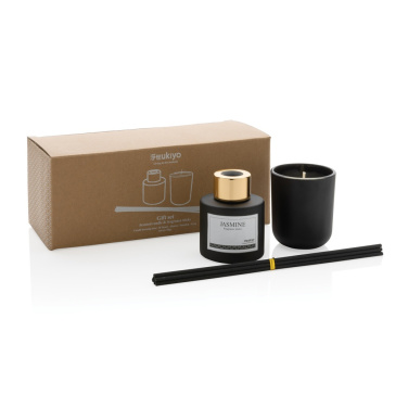 Logo trade advertising products image of: Ukiyo candle and fragrance sticks gift set