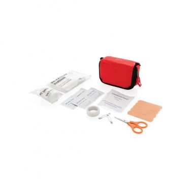 Logo trade promotional items picture of: First aid set in pouch