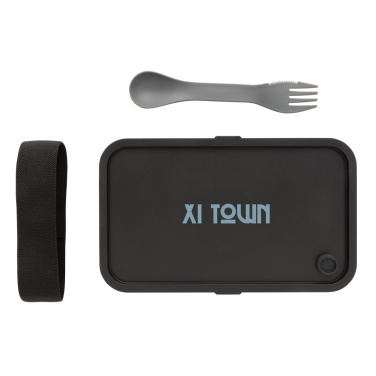 Logotrade promotional merchandise image of: GRS recycled PP lunch box with spork