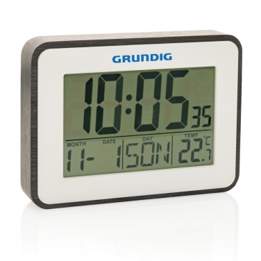 Logo trade advertising products picture of: Grundig weatherstation alarm and calendar