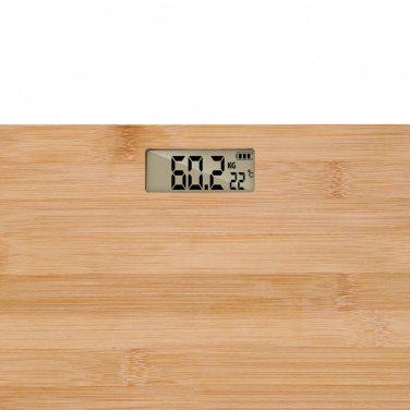 Logotrade promotional merchandise photo of: Grundig Bamboo Digital Body Scale