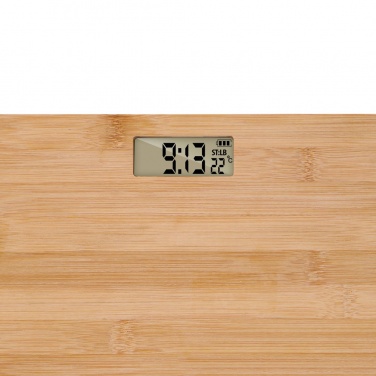 Logo trade promotional products image of: Grundig Bamboo Digital Body Scale