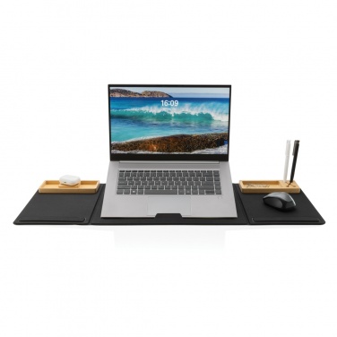 Logo trade promotional gifts picture of: Impact AWARE RPET Foldable desk organizer with laptop stand