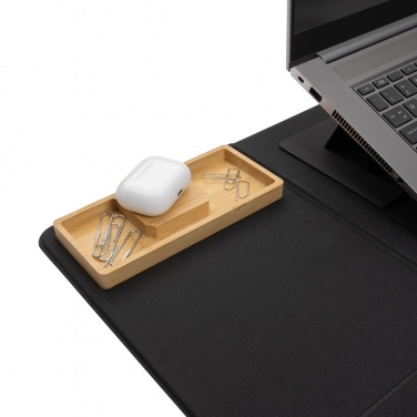 Logo trade promotional products picture of: Impact AWARE RPET Foldable desk organizer with laptop stand