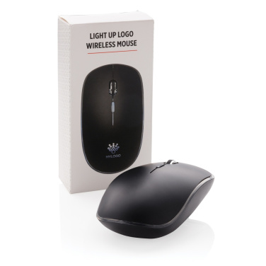 Logotrade corporate gift image of: Light up logo wireless mouse
