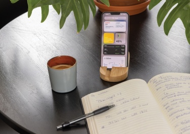 Logotrade promotional merchandise image of: Bamboo tablet and phone holder