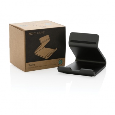 Logotrade promotional gift picture of: Terra RCS recycled aluminium tablet & phone stand