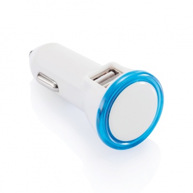Logo trade promotional merchandise photo of: Powerful dual port car charger