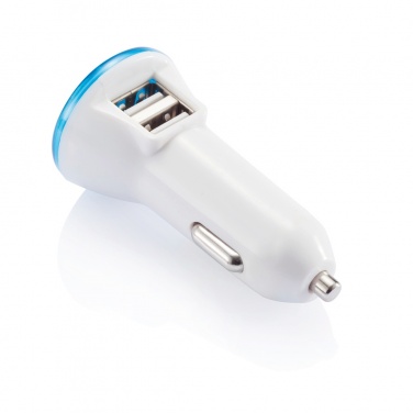 Logo trade advertising products picture of: Powerful dual port car charger