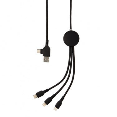 Logotrade promotional item image of: Light up logo 6-in-1 cable