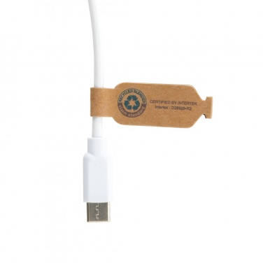 Logo trade promotional product photo of: RCS recycled plastic Ontario 6-in-1 cable