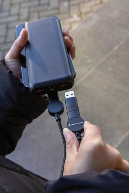 Logo trade promotional items picture of: Oakland RCS recycled plastic 6-in-1 fast charging 45W cable