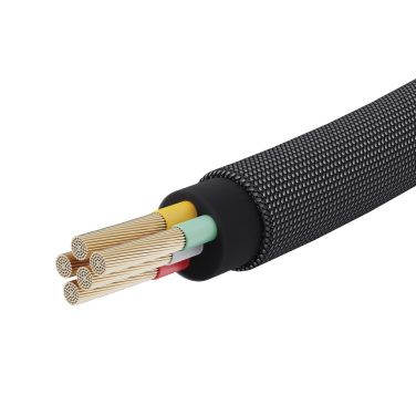 Logo trade business gifts image of: Urban Vitamin Stockton 65W RCS RTPE/RPET magnetic cable