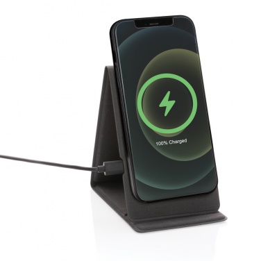 Logotrade promotional product picture of: Artic Magnetic 10W wireless charging phone stand