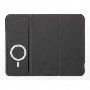 Logo trade promotional gifts image of: Artic Magnetic 10W wireless charging phonestand