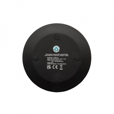 Logotrade business gift image of: RCS recycled plastic 15W Wireless fast charger