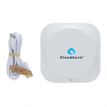 Logo trade advertising products image of: Oregon RCS recycled plastic and cork 10W wireless