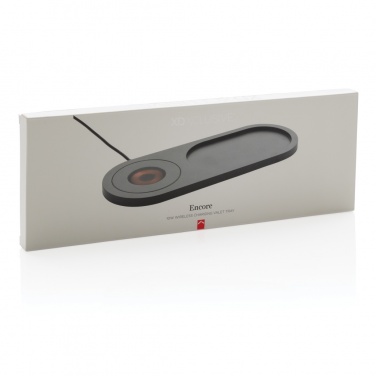 Logo trade promotional gift photo of: Encore 10W wireless charging valet tray