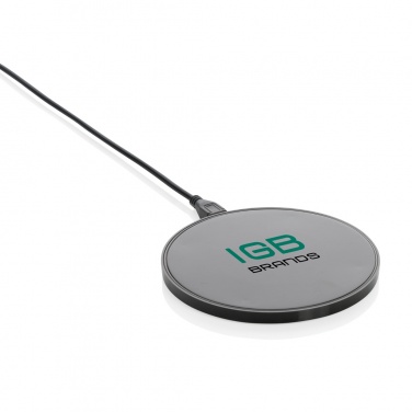 Logotrade promotional item picture of: RCS standard recycled plastic 10W wireless charger