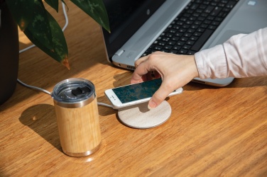 Logo trade promotional items image of: 5W Wheat straw wireless charger