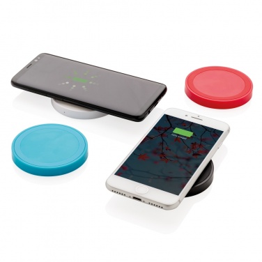 Logo trade promotional products picture of: 5W wireless charging pad round