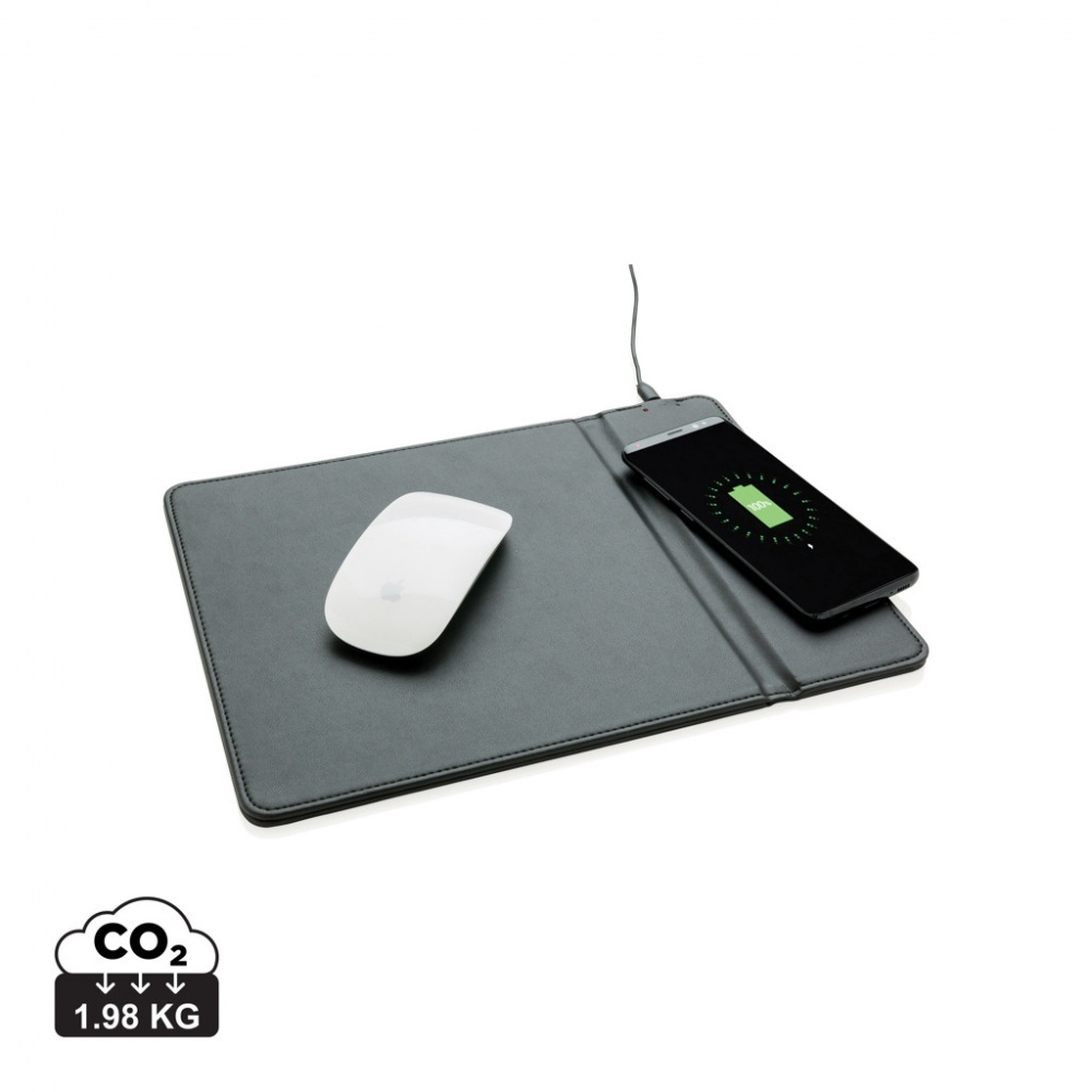 Logotrade promotional item picture of: Mousepad with 5W wireless charging