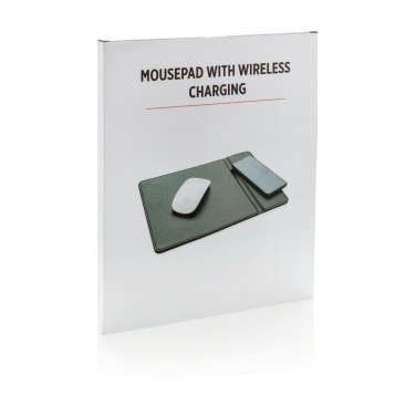 Logotrade promotional item image of: Mousepad with 5W wireless charging