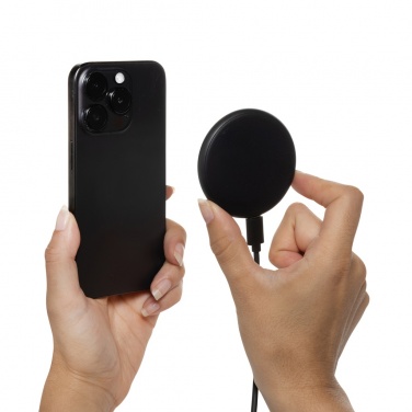 Logotrade promotional products photo of: Magnapad 15W RCS rplastic magnetic 3 in 1 charging pad