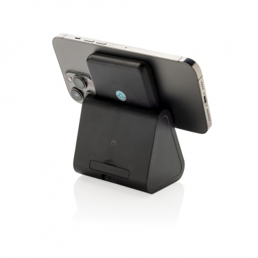 Logotrade corporate gift image of: Powerbase RCS recycled plastic 3 in 1 charger with powerbank