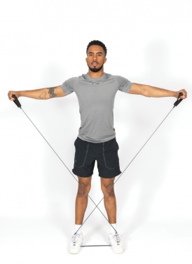 Logo trade promotional gifts picture of: Fitness heavy resistance tube in pouch