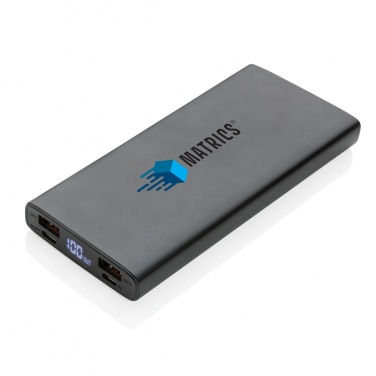Logotrade promotional gift picture of: Aluminium 18W 10.000 mAh PD Powerbank
