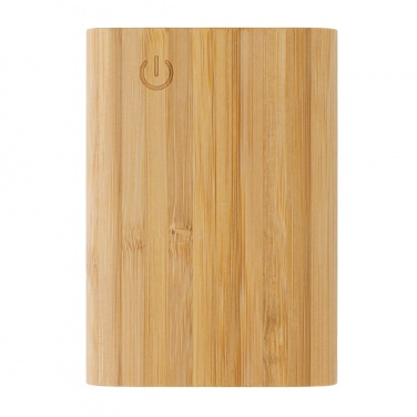 Logotrade promotional giveaways photo of: Bamboo 5.000 mAh powerbank