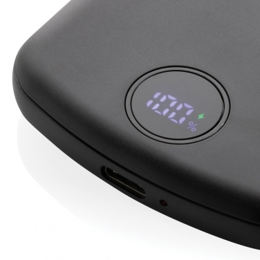 Logo trade business gift photo of: MagBoost RCS recycled plastic 5000 mah magnetic powerbank