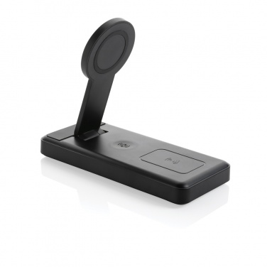 Logo trade corporate gifts image of: Fenwick RCS recycled plastic 10000mah  3 in 1 fast powerbank